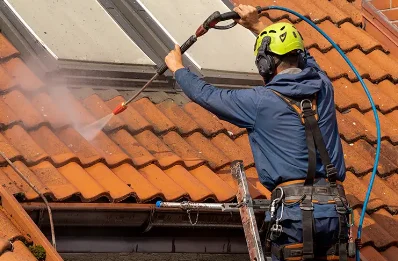 Démoussage et hydrofuge de toiture à Guarbecque